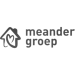 Meander logo grijs